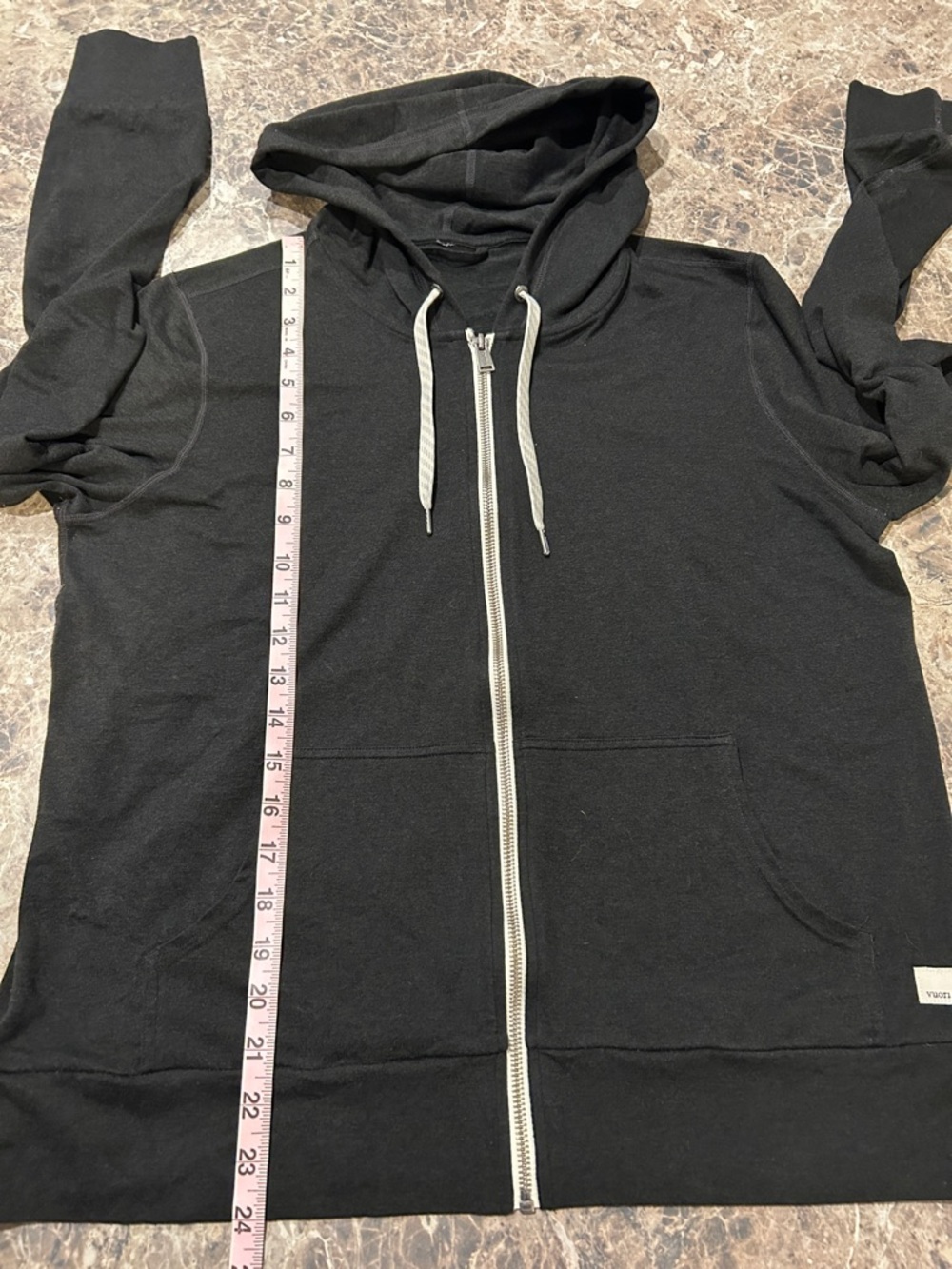 Vuori Halo Performance Hoodie 2.0 Black Large - Picture 6 of 8